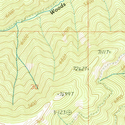 United States Geological Survey Alta, MT-ID (1991, 24000-Scale) digital map