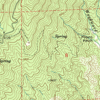 United States Geological Survey Alta Sierra, CA (1972, 24000-Scale) digital map