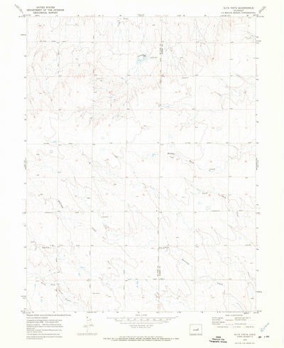 United States Geological Survey Alta Vista, CO (1970, 24000-Scale) digital map