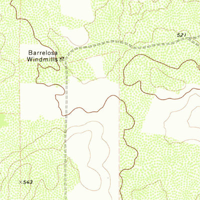 United States Geological Survey Alta Vista Ranch SW, TX (1972, 24000-Scale) digital map