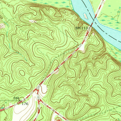 United States Geological Survey Altamaha SE, GA (1970, 24000-Scale) digital map