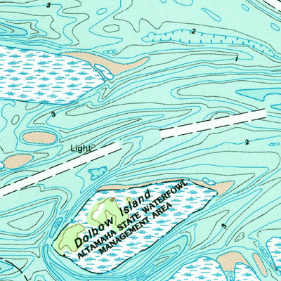 United States Geological Survey Altamaha Sound, GA (1993, 24000-Scale) digital map