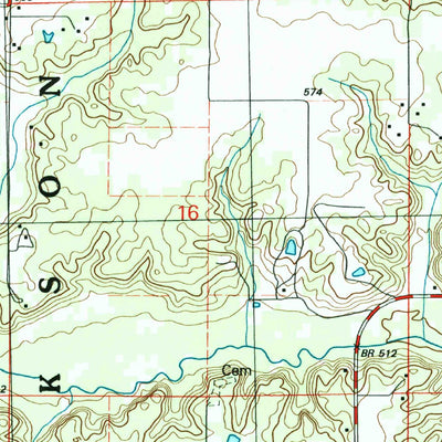 United States Geological Survey Altamont East, IL (1998, 24000-Scale) digital map