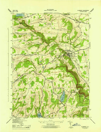 United States Geological Survey Altamont, NY (1946, 31680-Scale) digital map