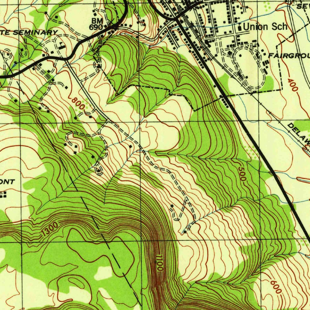 Altamont, NY (1946, 31680-Scale) Map by United States Geological Survey ...