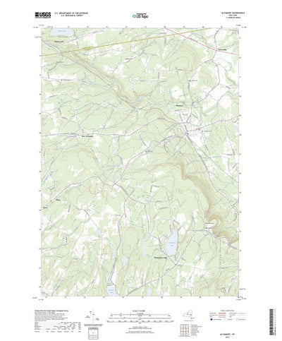 United States Geological Survey Altamont, NY (2023, 24000-Scale) digital map