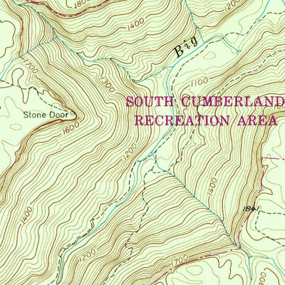 United States Geological Survey Altamont, TN (1956, 24000-Scale) digital map