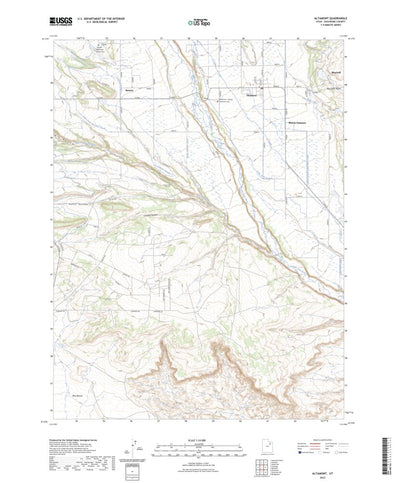 United States Geological Survey Altamont, UT (2023, 24000-Scale) digital map