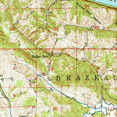 United States Geological Survey Altenburg, MO-IL (1947, 62500-Scale) digital map