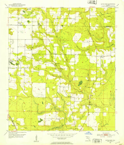 United States Geological Survey Altha East, FL (1952, 24000-Scale) digital map