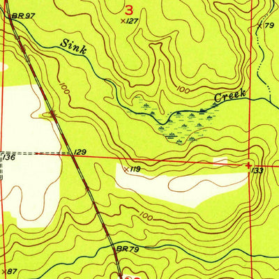 United States Geological Survey Altha East, FL (1952, 24000-Scale) digital map