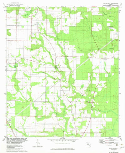 United States Geological Survey Altha East, FL (1982, 24000-Scale) digital map