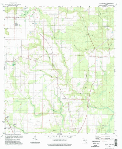 United States Geological Survey Altha East, FL (1994, 24000-Scale) digital map
