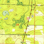 United States Geological Survey Altha West, FL (1952, 24000-Scale) digital map