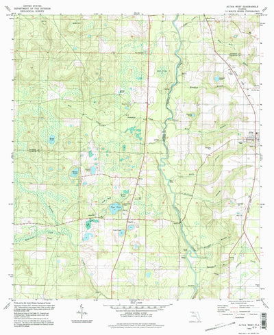 United States Geological Survey Altha West, FL (1994, 24000-Scale) digital map
