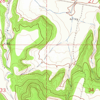 United States Geological Survey Alto De Hormiga, NM (1964, 24000-Scale) digital map