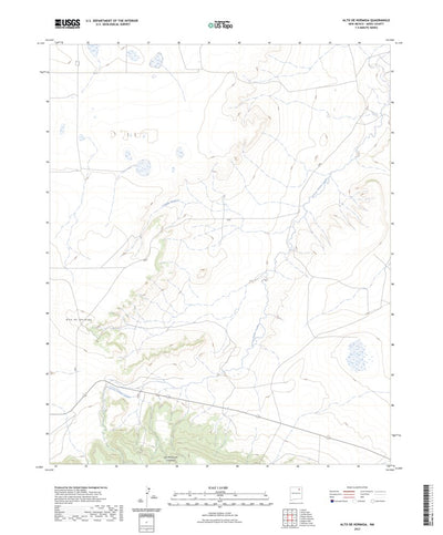 United States Geological Survey Alto De Hormiga, NM (2023, 24000-Scale) digital map