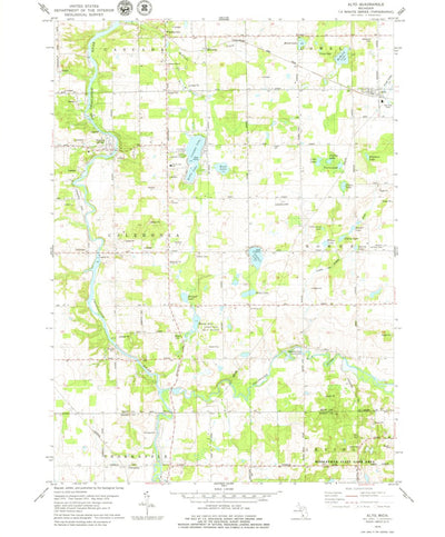 United States Geological Survey Alto, MI (1978, 24000-Scale) digital map