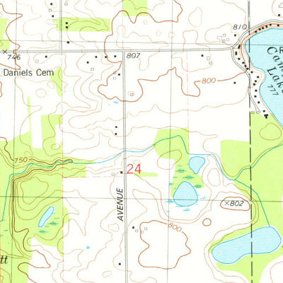 United States Geological Survey Alto, MI (1978, 24000-Scale) digital map
