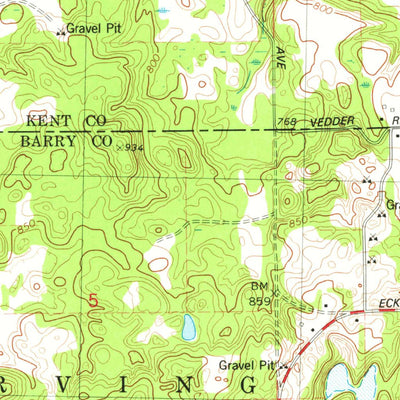 United States Geological Survey Alto, MI (1978, 24000-Scale) digital map