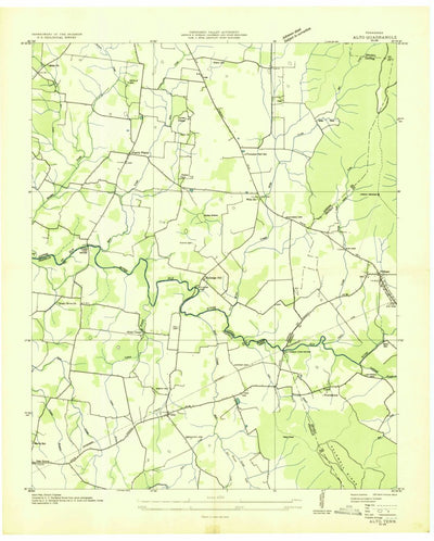 United States Geological Survey Alto, TN (1936, 24000-Scale) digital map