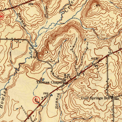 United States Geological Survey Alto, TX (1946, 62500-Scale) digital map