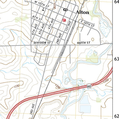 United States Geological Survey Alton, IA (2022, 24000-Scale) digital map