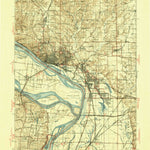United States Geological Survey Alton, IL-MO (1934, 62500-Scale) digital map