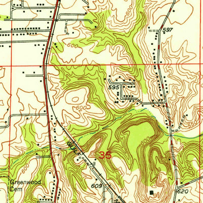 United States Geological Survey Alton, IL-MO (1948, 24000-Scale) digital map