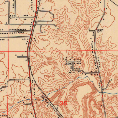 United States Geological Survey Alton, IL-MO (1950, 24000-Scale) digital map