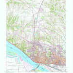 United States Geological Survey Alton, IL-MO (1954, 24000-Scale) digital map