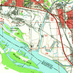 United States Geological Survey Alton, IL-MO (1955, 62500-Scale) digital map