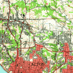 United States Geological Survey Alton, IL-MO (1955, 62500-Scale) digital map