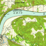 United States Geological Survey Alton, IN-KY (1950, 62500-Scale) digital map