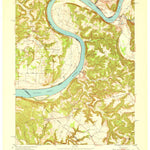 United States Geological Survey Alton, IN-KY (1951, 24000-Scale) digital map