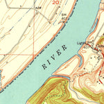 United States Geological Survey Alton, IN-KY (1951, 24000-Scale) digital map