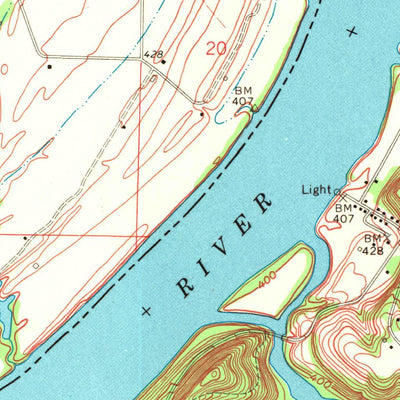 United States Geological Survey Alton, IN-KY (1970, 24000-Scale) digital map