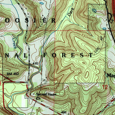 United States Geological Survey Alton, IN-KY (1993, 24000-Scale) digital map