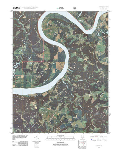 United States Geological Survey Alton, IN-KY (2010, 24000-Scale) digital map