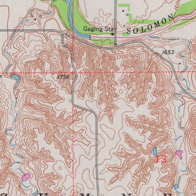 United States Geological Survey Alton, KS (1953, 24000-Scale) digital map