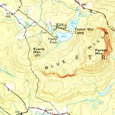 United States Geological Survey Alton, NH (1957, 62500-Scale) digital map