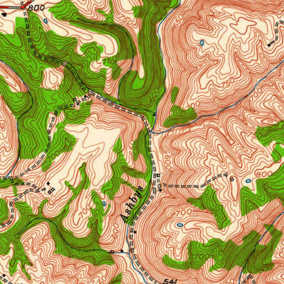 United States Geological Survey Alton Station, KY (1951, 24000-Scale) digital map