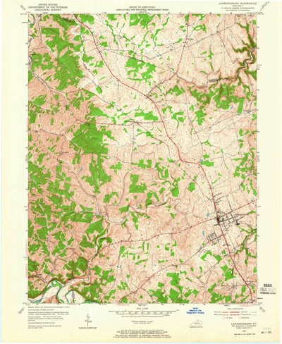 United States Geological Survey Alton Station, KY (1954, 24000-Scale) digital map
