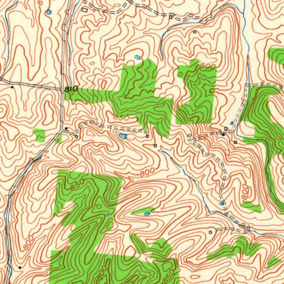 United States Geological Survey Alton Station, KY (1954, 24000-Scale) digital map