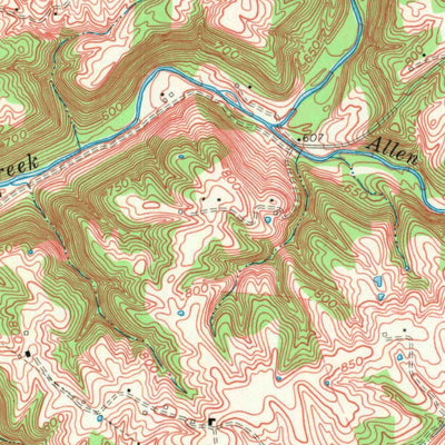 United States Geological Survey Alton Station, KY (1961, 24000-Scale) digital map