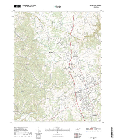 United States Geological Survey Alton Station, KY (2022, 24000-Scale) digital map