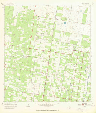 United States Geological Survey Alton, TX (1963, 24000-Scale) digital map