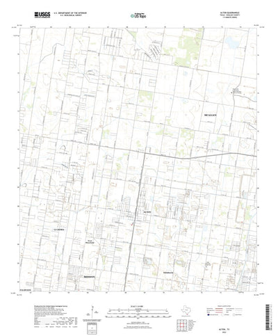 United States Geological Survey Alton, TX (2022, 24000-Scale) digital map