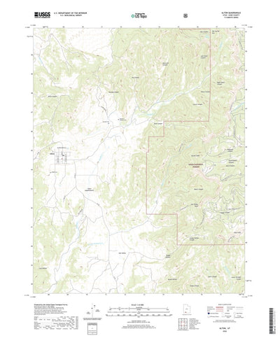 United States Geological Survey Alton, UT (2020, 24000-Scale) digital map