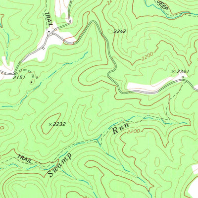 United States Geological Survey Alton, WV (1977, 24000-Scale) digital map